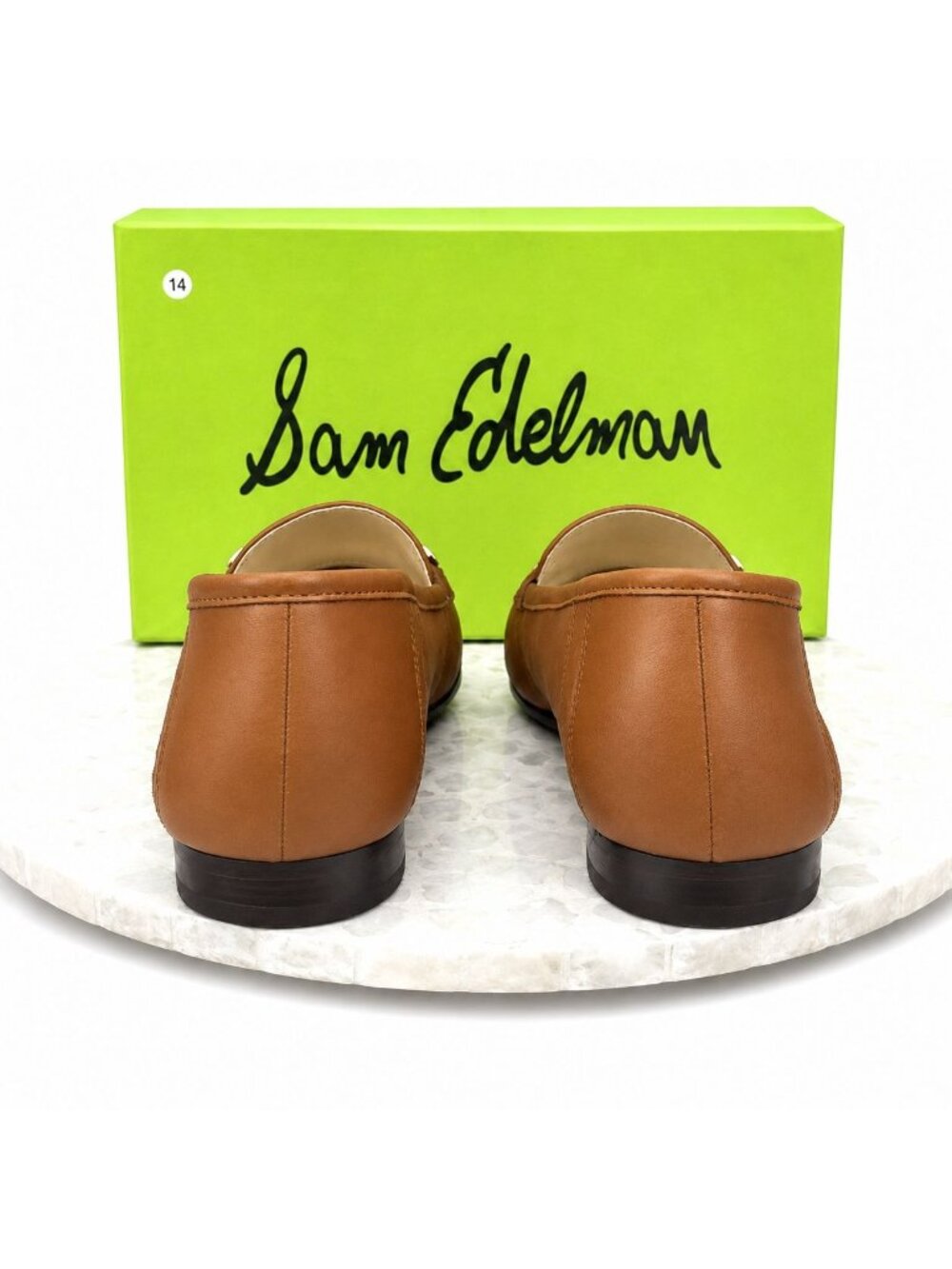 Sam Edelman Loraine Bit Loafers Women 7 M Saddle Leather New With Box - Picture 12 of 13